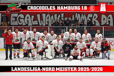 Crocodiles Hamburg 1B Team - 2025/2026 - Foto: HB-Fotografie, H. Beck